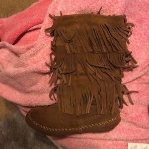 fringe boots